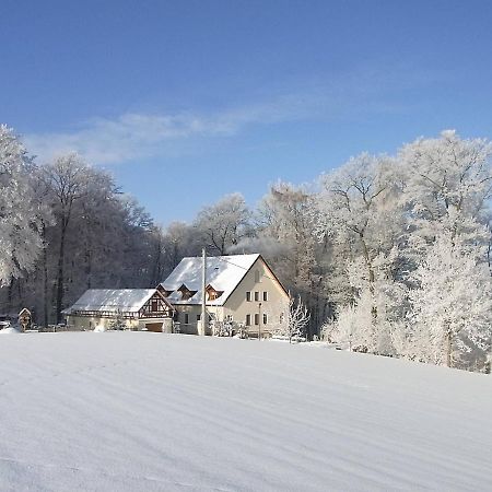 Ferienhof "Alte Foersterei" Knau Buitenkant foto